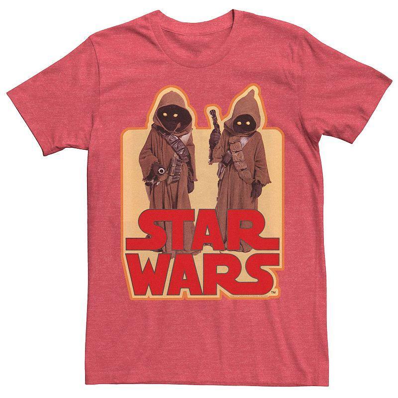 Mens Star Wars Jawa Simple Poster Tee Red Grey Product Image