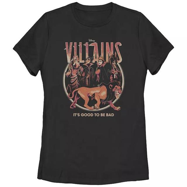 Disneys Villains Its Good To Be Bad Womens Tee, Girls Product Image