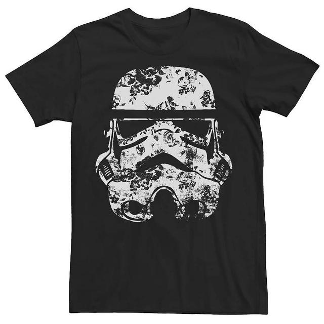 Mens Star Wars Stormtrooper Floral Helmet Tee Product Image