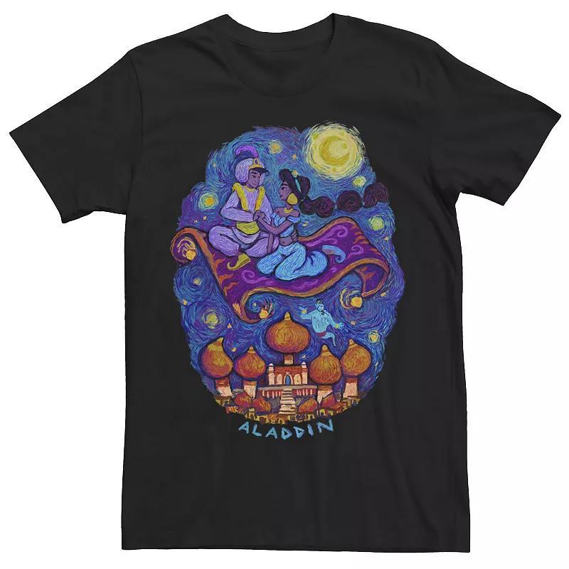 Mens Disneys Aladdin Starry Night Magic Carpet Ride Tee Product Image