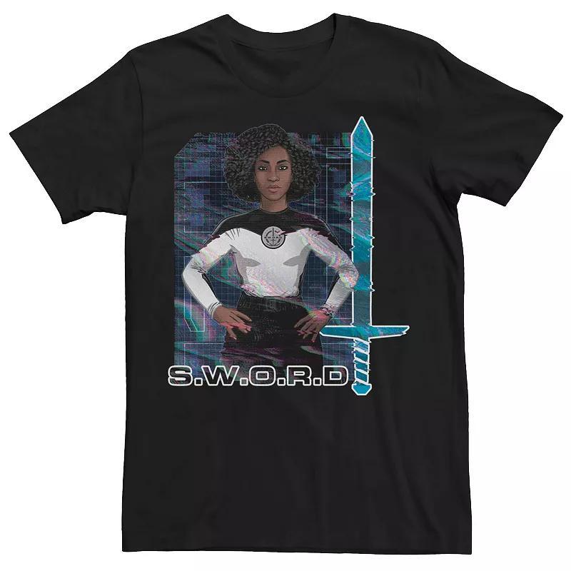 Mens Marvel WandaVision Digital Wanda Poster Tee Product Image