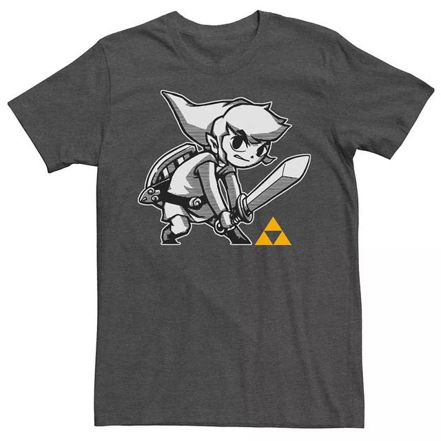 Mens Nintendo Legend Of Zelda Toon Link Tonal Short Sleeve Tee Product Image