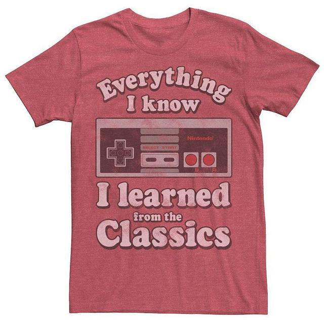 Mens Nintendo NES Controller Learn The Classics Tee Product Image