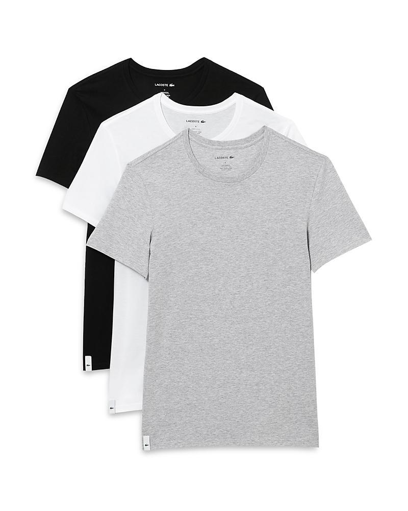 Lacoste Mens Regular-Fit Crewneck Undershirts 3 Pk. Product Image