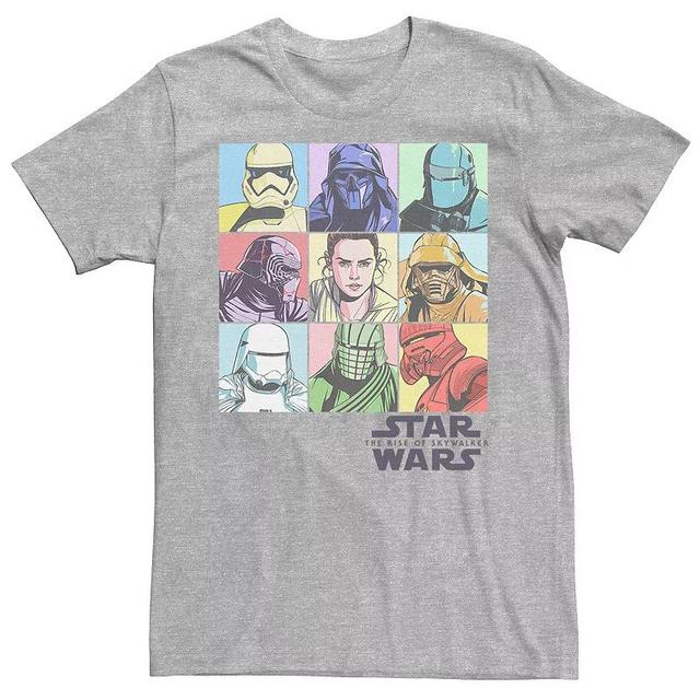 Mens Star Wars The Rise of Skywalker Pastel Character Bingo Graphic Tee Product Image