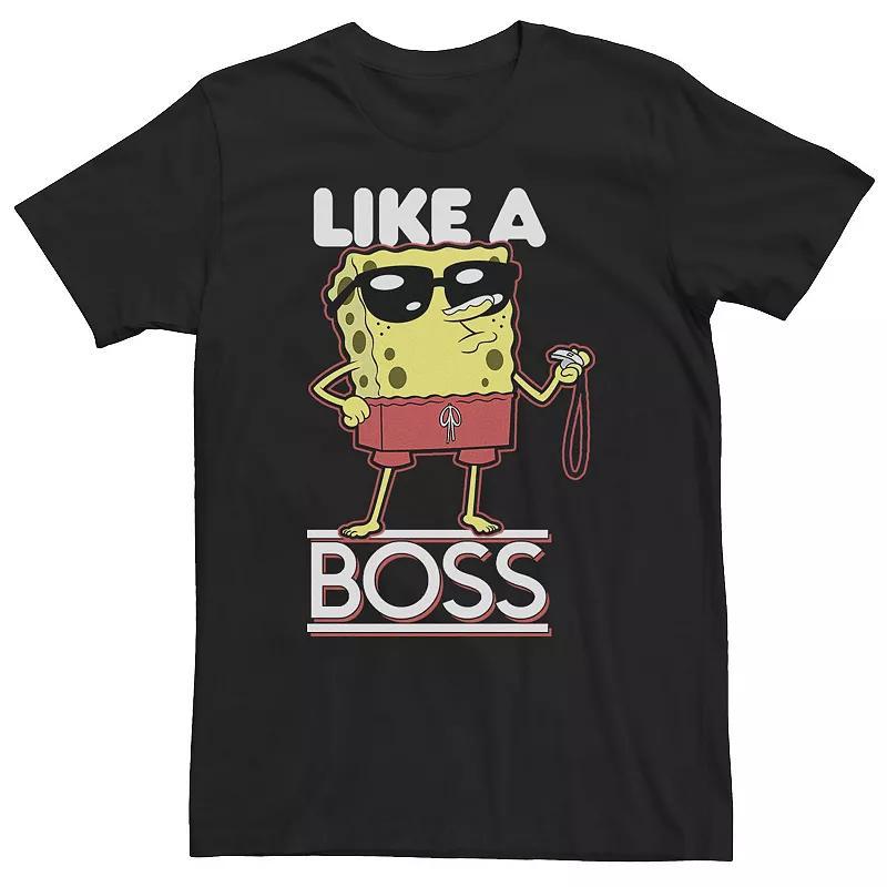 Mens Spongebob Like A Boss Lifeguard Portrait Tee Product Image