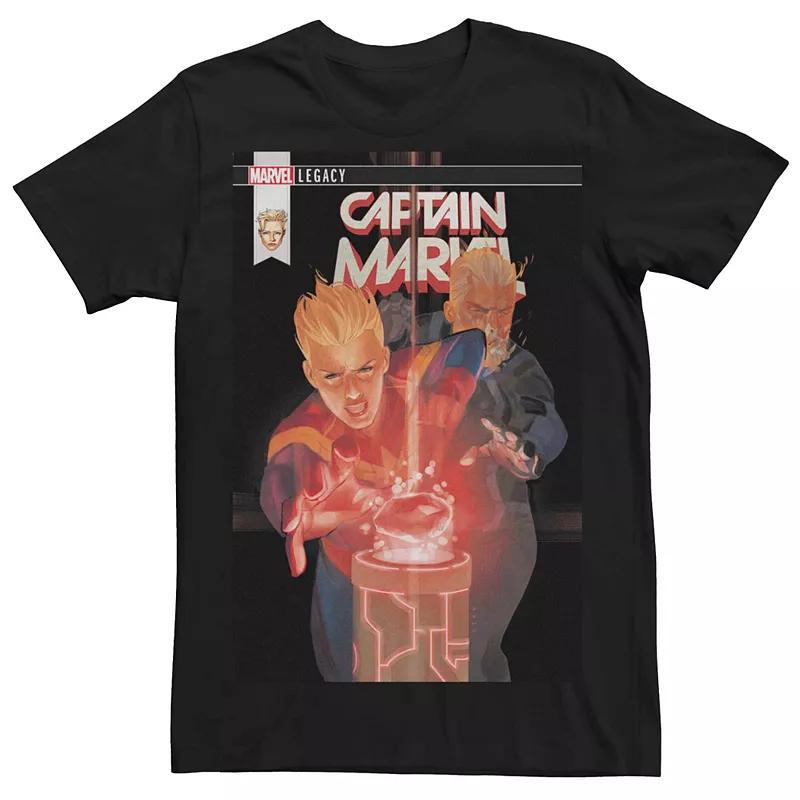 Mens Marvel Captain Marvel Comic Book Cover Tee Product Image