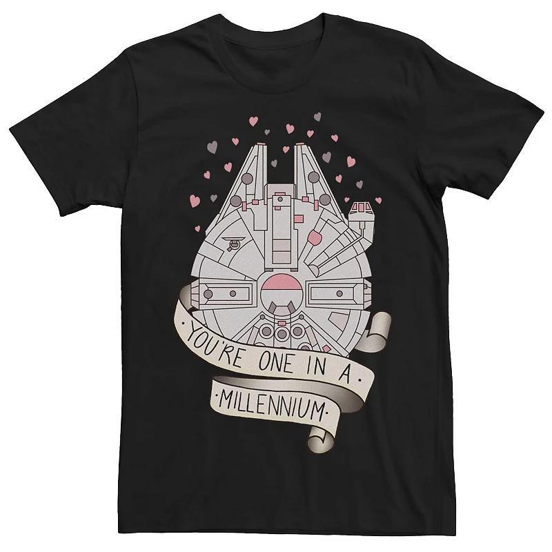 Mens Star Wars Millennium Falcon Youre One In A Millennium Tee Product Image