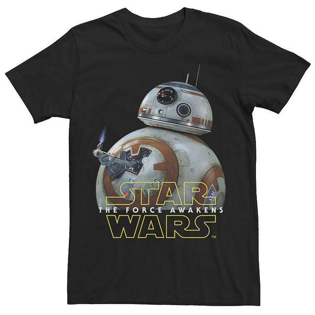 Mens Star Wars The Force Awakens BB-8 Lighter Graphic Tee Black Product Image