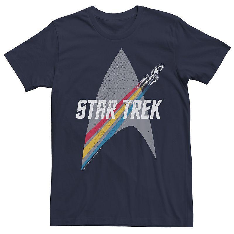 Mens Star Trek Prism Logo Tee Blue Product Image