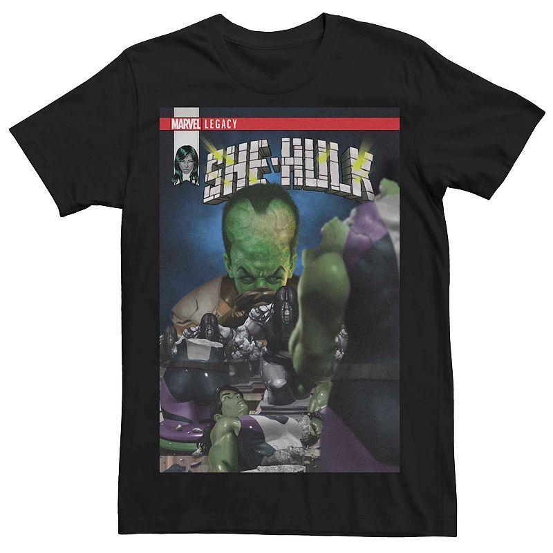 Mens Marvel Legacy She-Hulk Comic Book Cover Tee Product Image