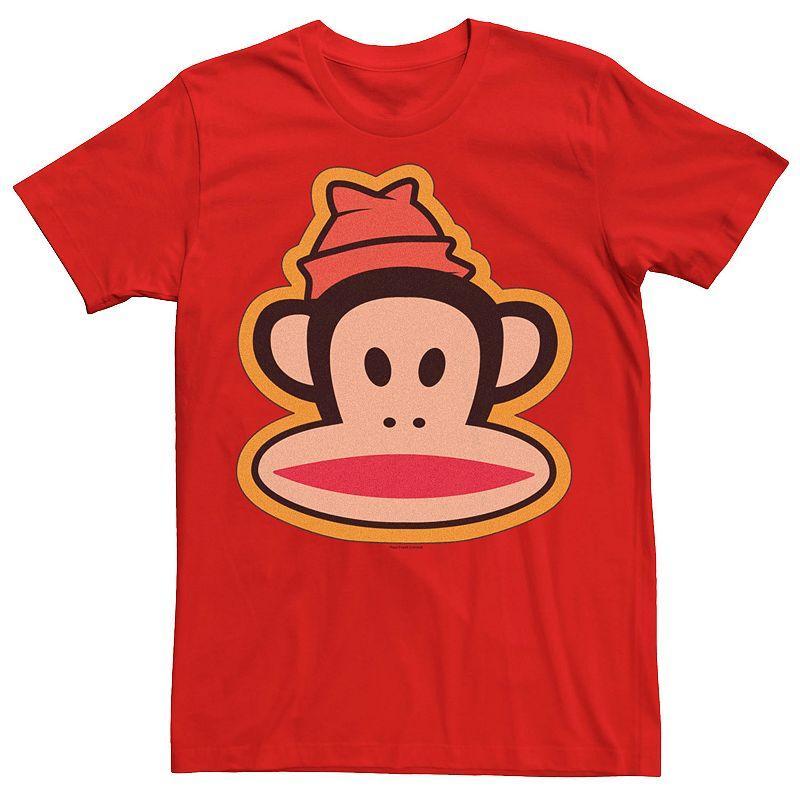 Mens Paul Frank Julius Beanie Head Logo Tee Red product image