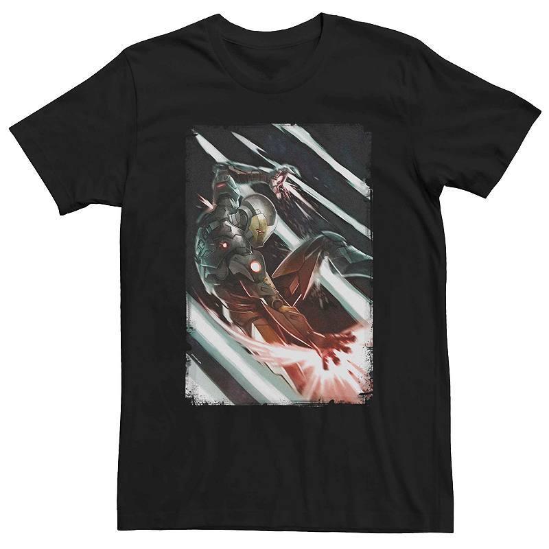 Mens Marvel Iron Man Powerful Blast Tee Product Image