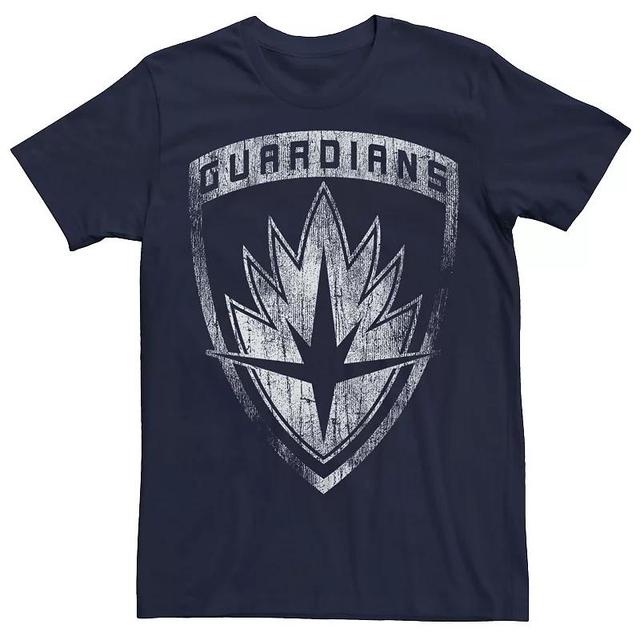 Mens Marvel Guardians Of The Galaxy Vintage Crest Shield Graphic Tee Blue Product Image