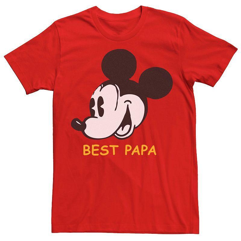 Disneys Mickey Mouse Best Papa Mickey Head Mens Tee Product Image