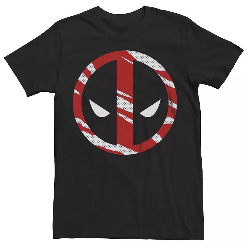 Mens Marvel Comics Retro Deadpool Ripped Logo Graphic Tee Product Image