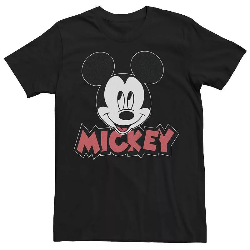 Mens Disneys Mickey Mouse Vintage Face Tee Product Image