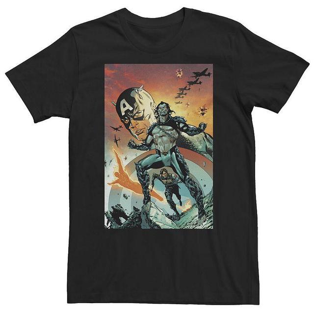 Big & Tall Marvel Comixology Captain America And Namor Comic Cover Tee, Mens Product Image