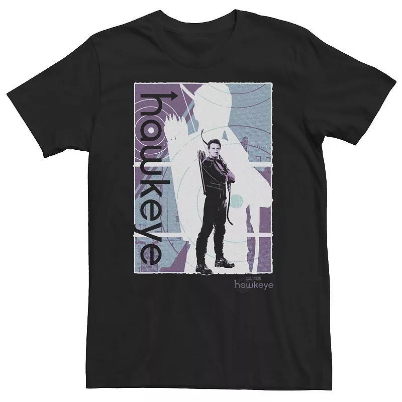 Big & Tall Marvel Hawkeye Pop Art Poster Tee, Mens Product Image