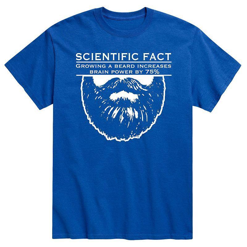 Mens Scientific Fact Growing Beard Tee Product Image