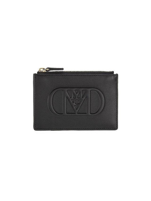 MCM Mode Travia Leather Card Case Handbags Product Image