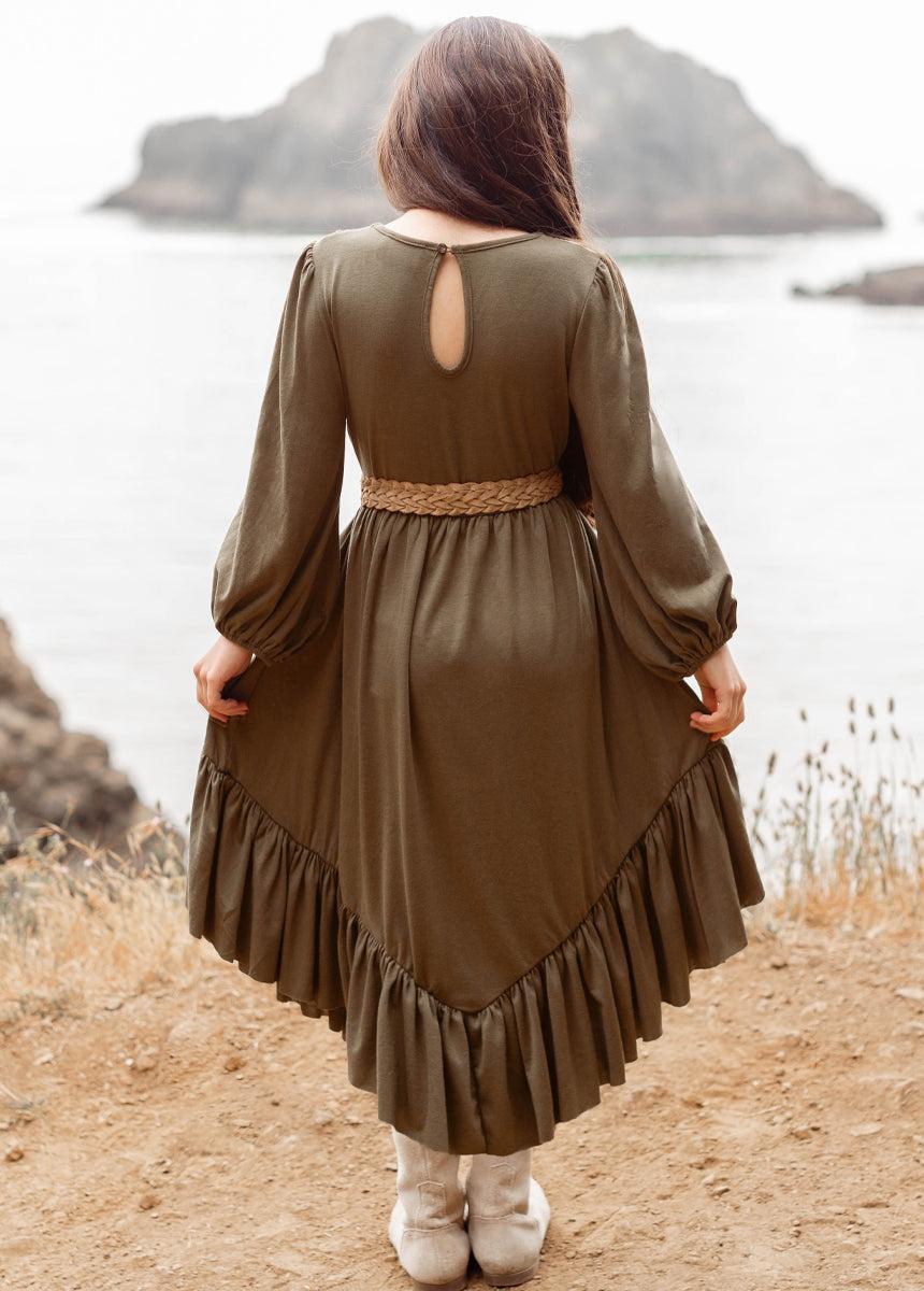 Tatum Dress in Olive Product Image