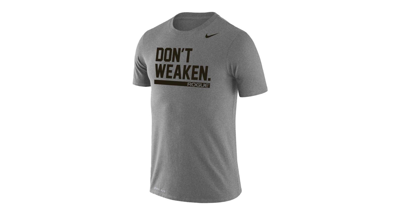 Rogue Nike Dri-Fit Legend 2.0 Tee - Don't Weaken - Men's Product Image