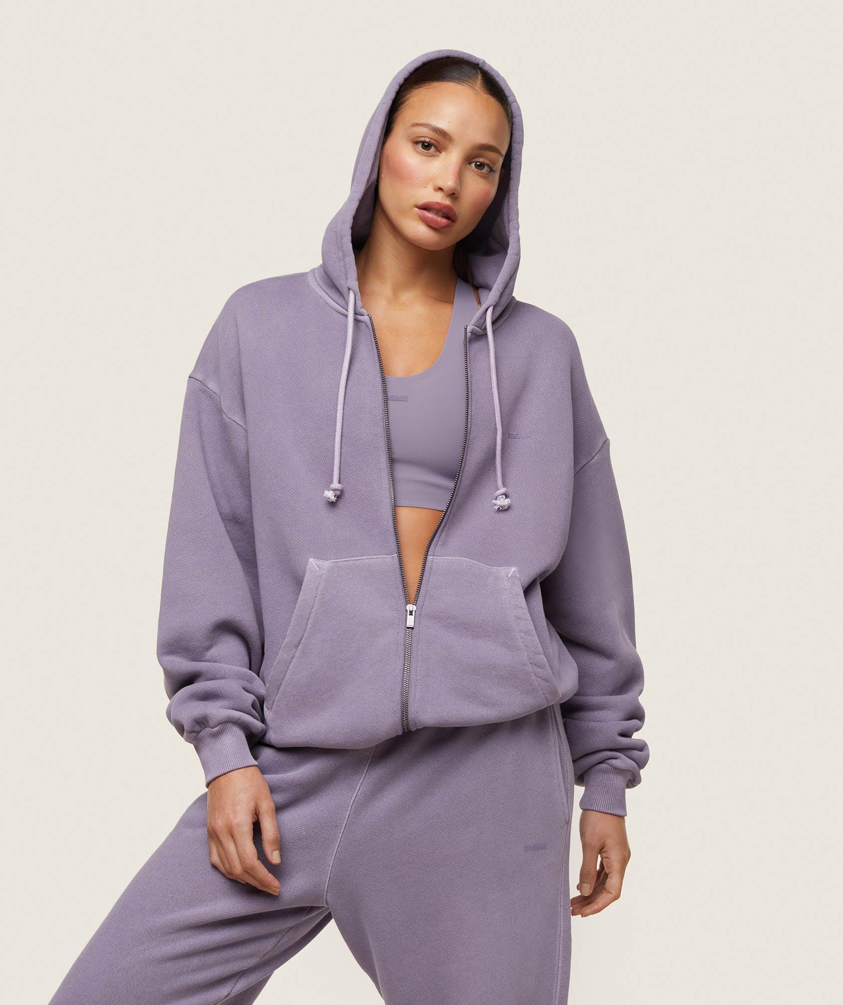 everywear Relaxed Zip Hoodie Product Image