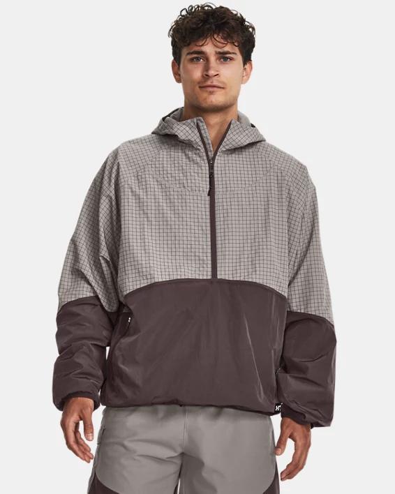 Mens UA RUSH Woven  Zip Hoodie Product Image