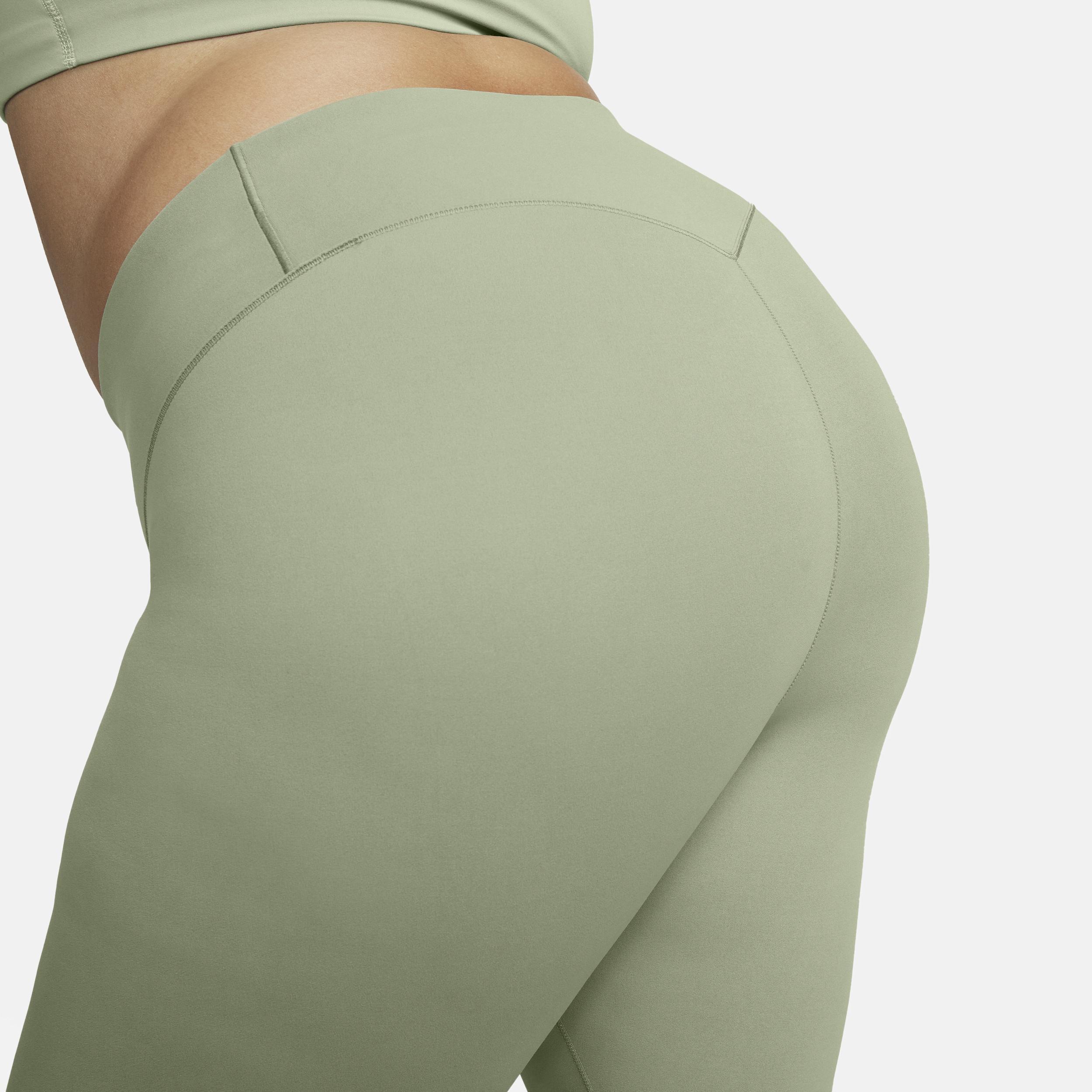 Nike Women's Zenvy Gentle-Support High-Waisted 7/8 Leggings (Plus Size) in Green, Size: 2X  Product Image