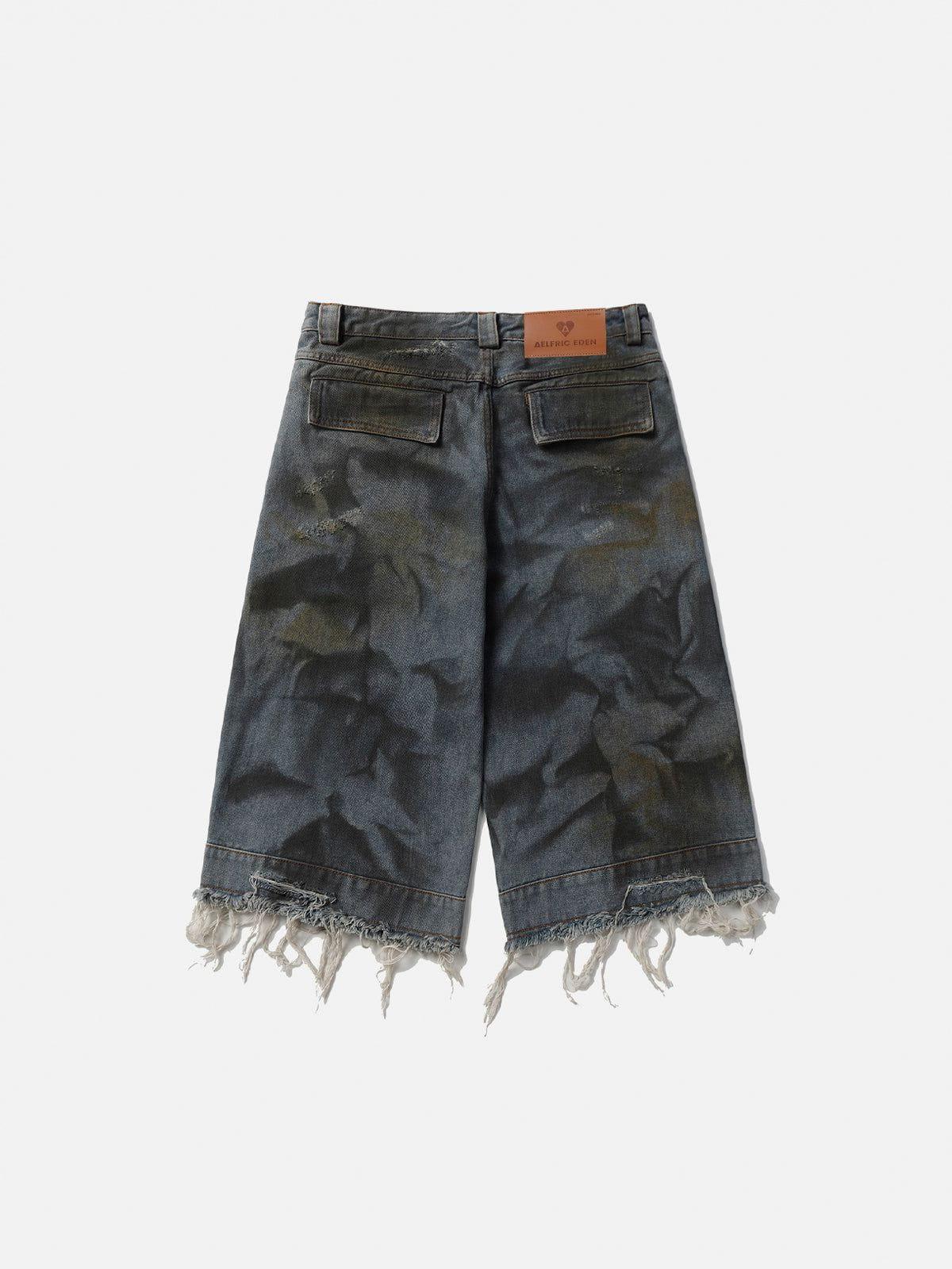 Aelfric Eden Graffiti Fringe Jorts Product Image