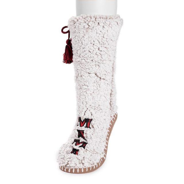 Womens MUK LUKS Sherpa Mama Bear Slipper Socks Product Image