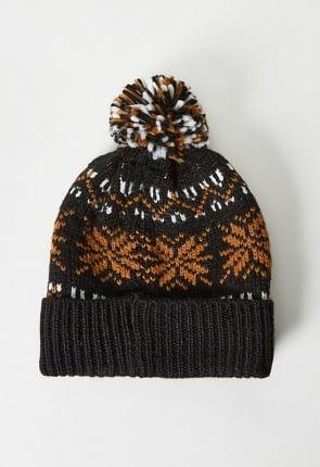 Fair Isle Pom Beanie Product Image