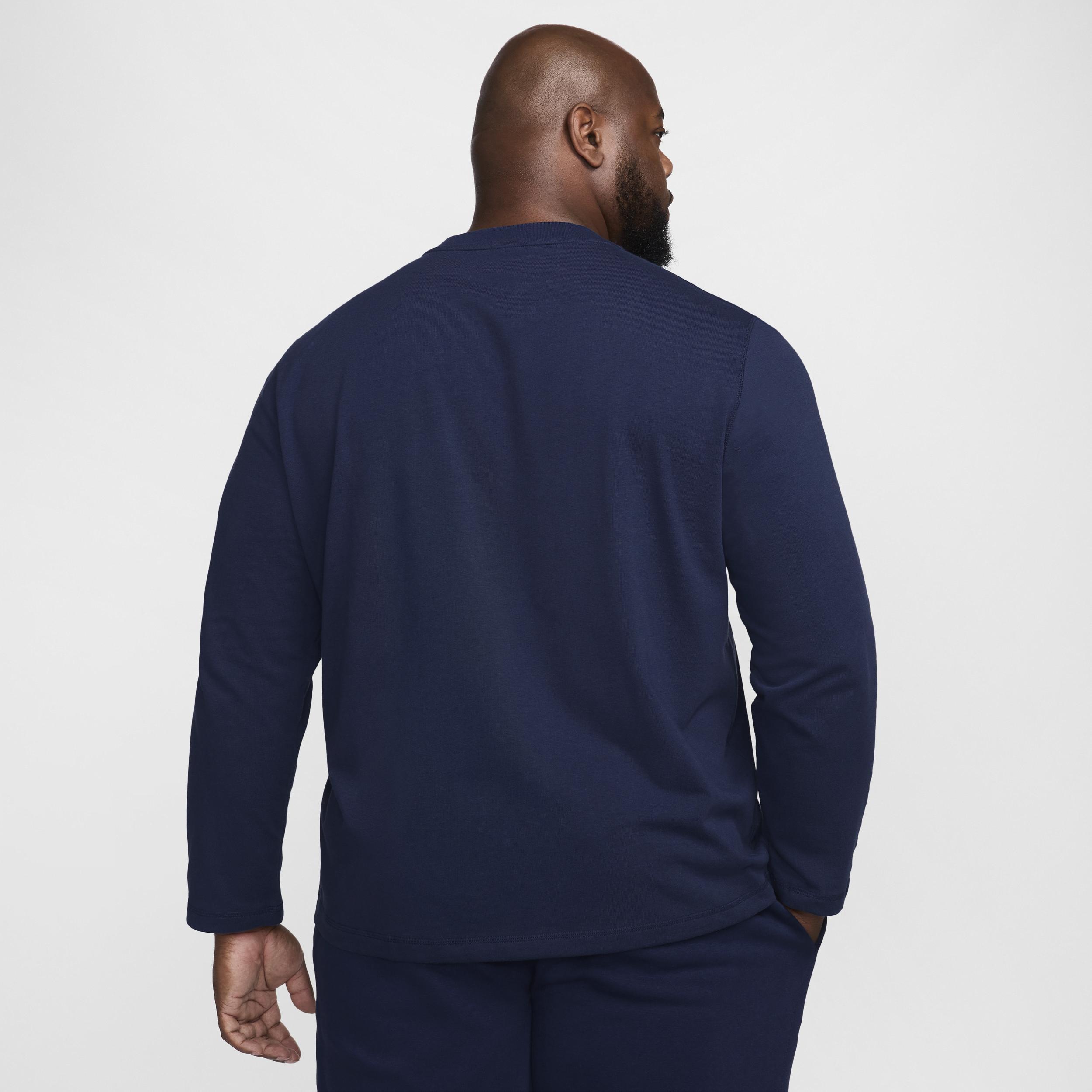 Mens Nike Club Fleece Long Sleeve Henley Product Image