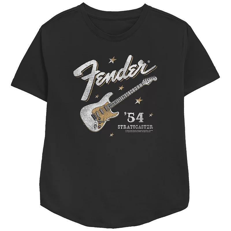 Womens Fender 54 Stratocaster Relaxed Fit Graphic Tee, Girls Product Image