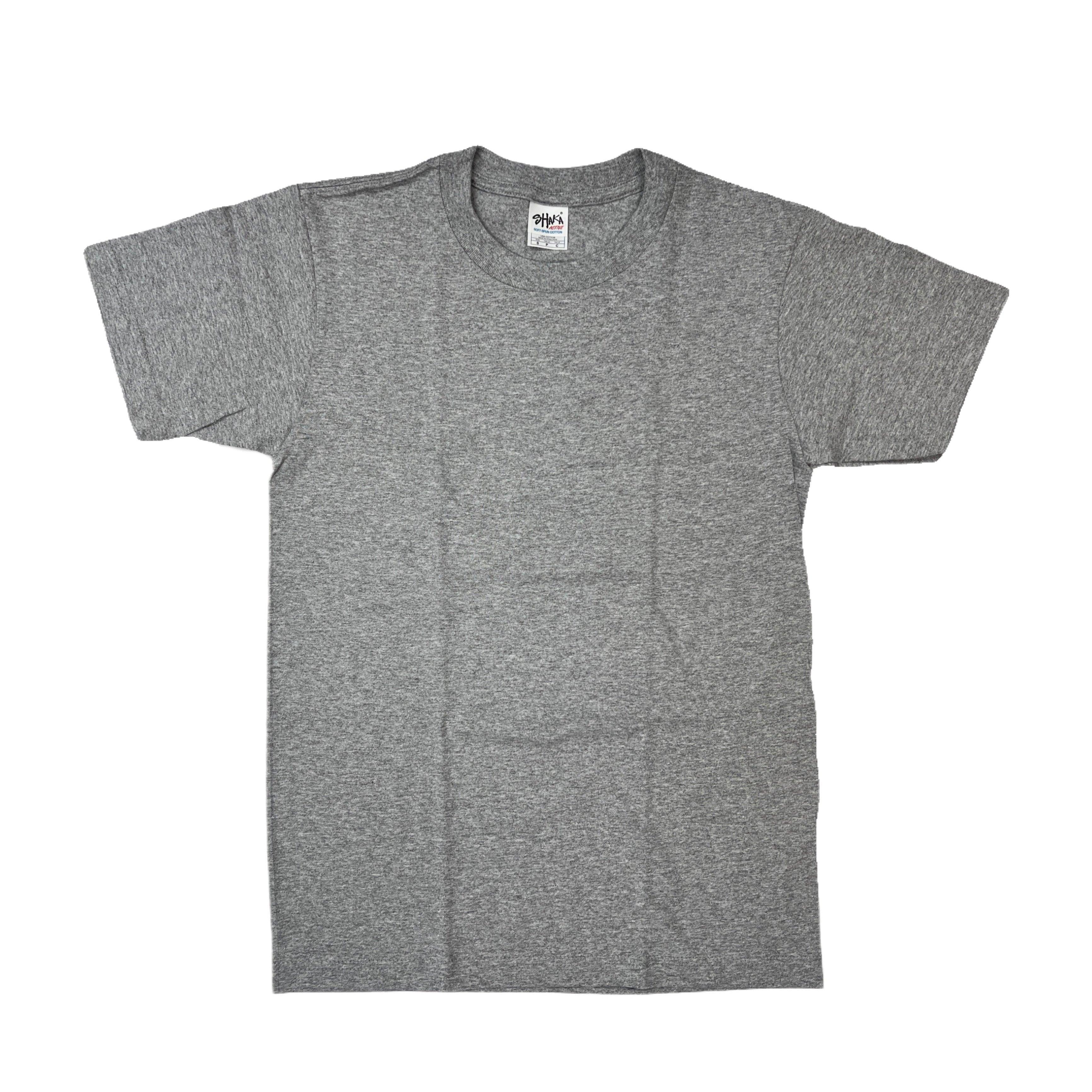 Shaka Wear 6.0 oz Active Short Sleeve T-Shirt (Brown/Charcoal Grey/Heather Grey/Khaki/Navy) Male Product Image