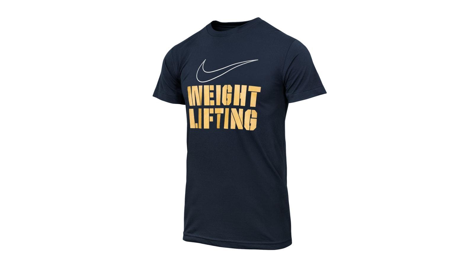 Nike Men's Weightlifting Stacked T-Shirt Product Image