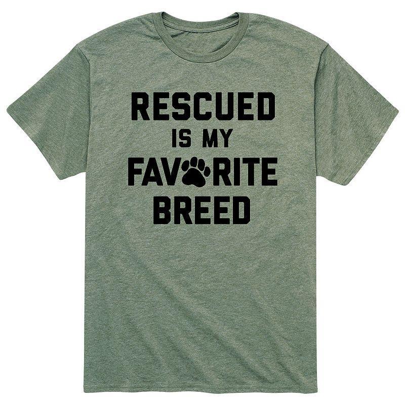 Mens Rescued Favorite Breed Tee Product Image