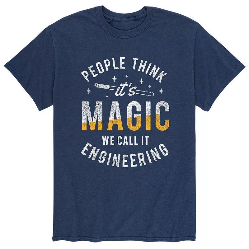 Mens Magic Engineering Tee Blue Product Image