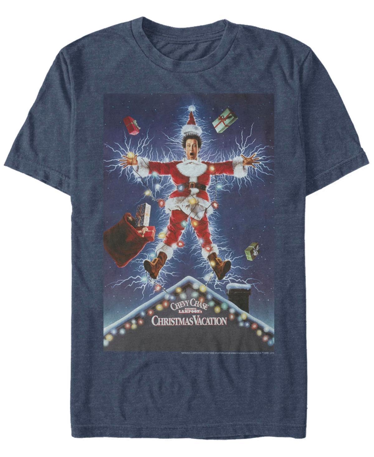 Mens National Lampoon Christmas Vacation Lampoon Poster Short Sleeve T-shirt Product Image