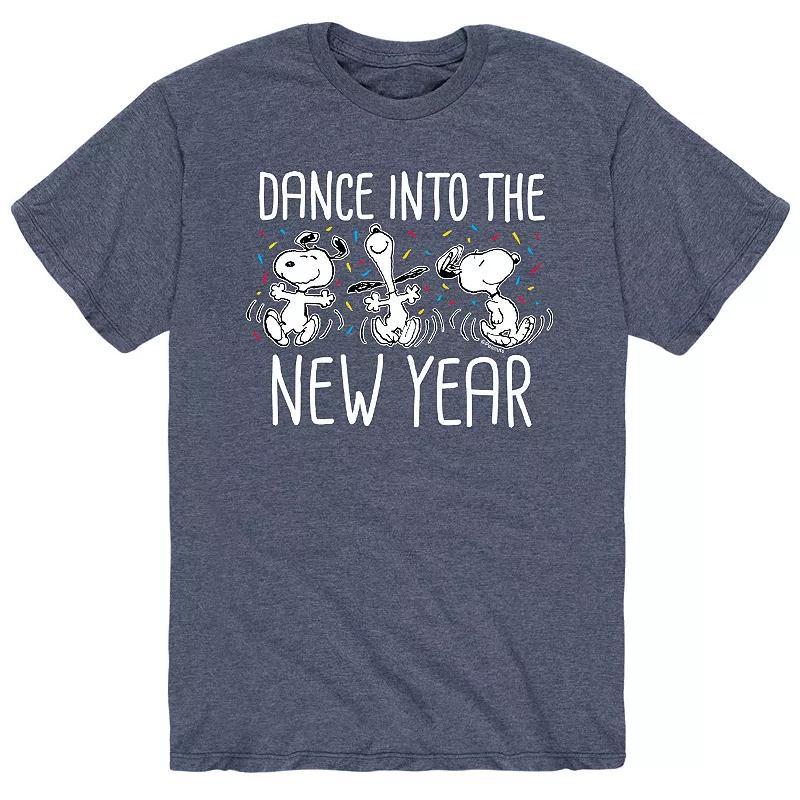 Mens Peanuts Dance In New Year Tee Product Image