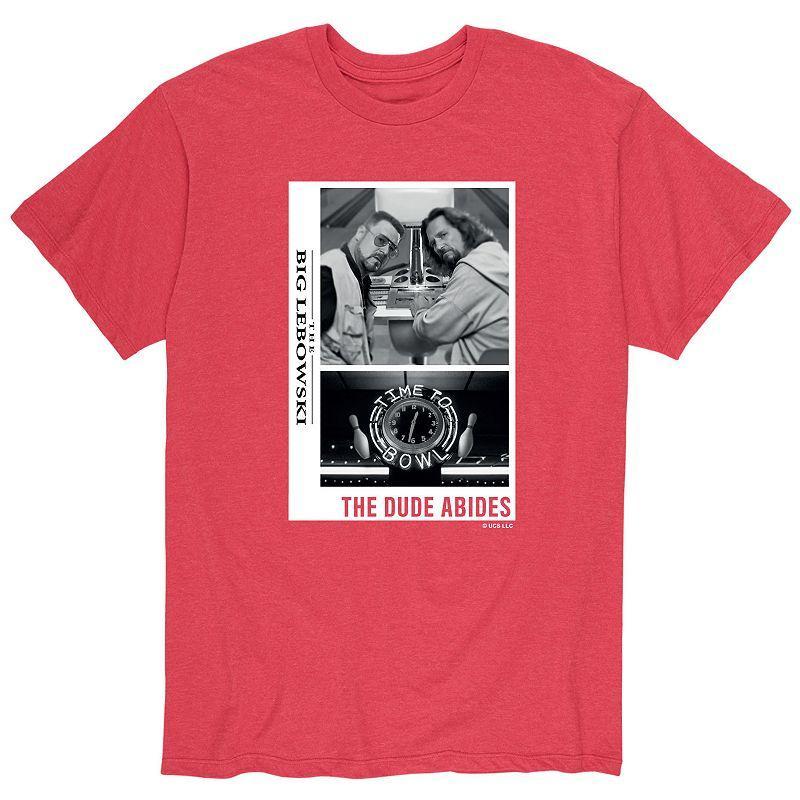 Mens The Big Lebowski Time To Bowl Tee Red Product Image