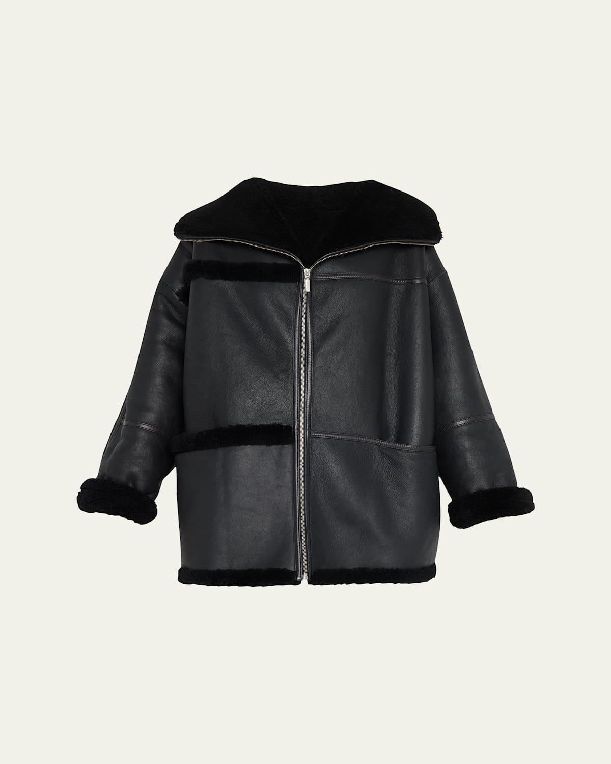 Signature Shearling Oversize Jacket Product Image