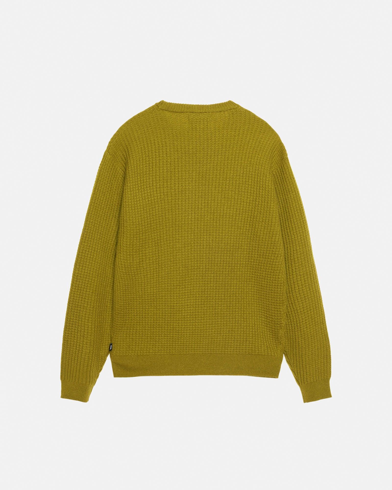 WAFFLE KNIT CASHMERE CREW Male Product Image