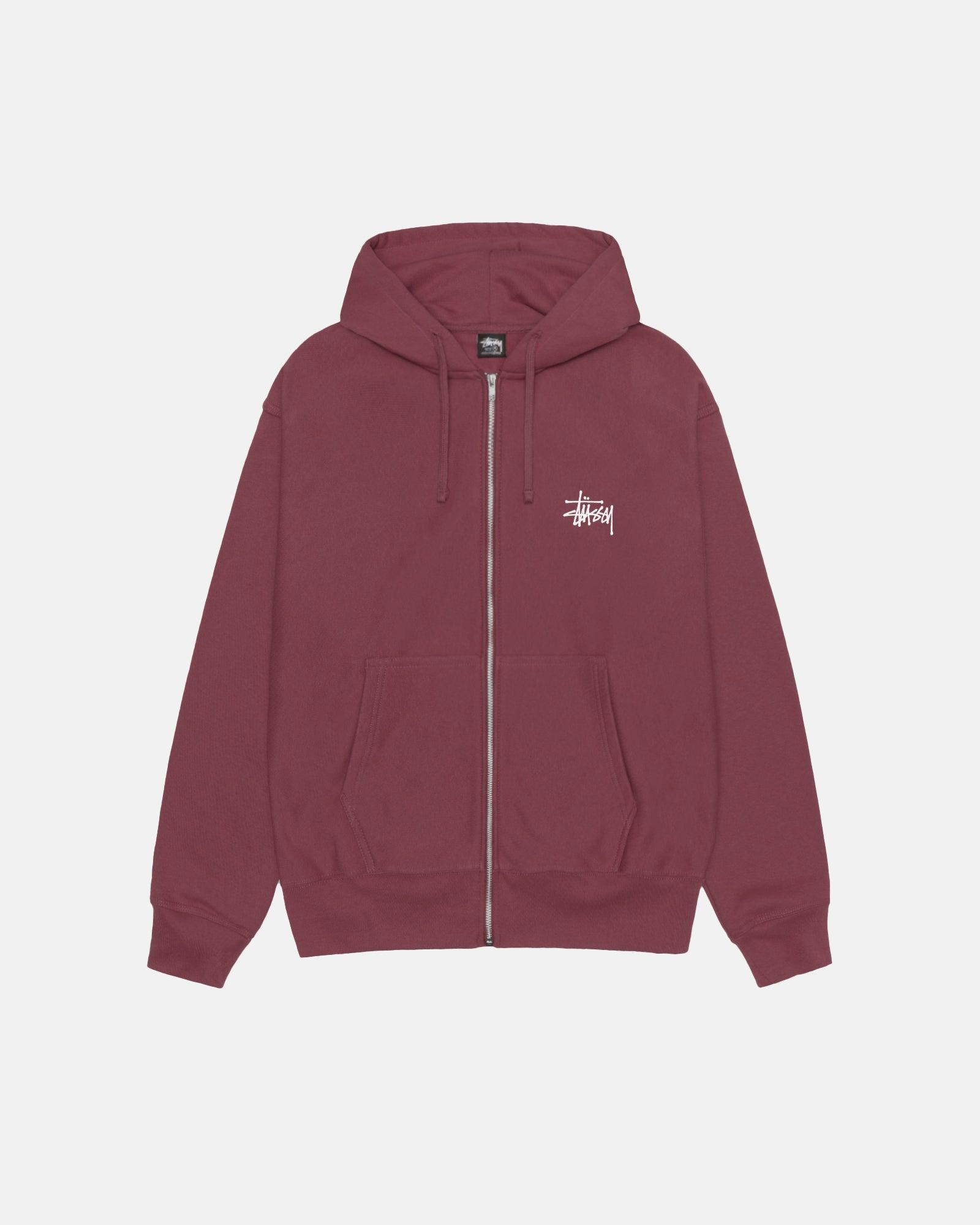 BASIC STÜSSY ZIP HOODIE Male Product Image