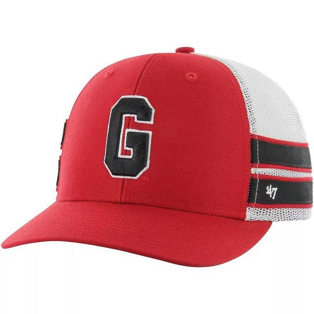 Mens 47 Georgia Bulldogs Straight Eight Adjustable Trucker Hat Product Image