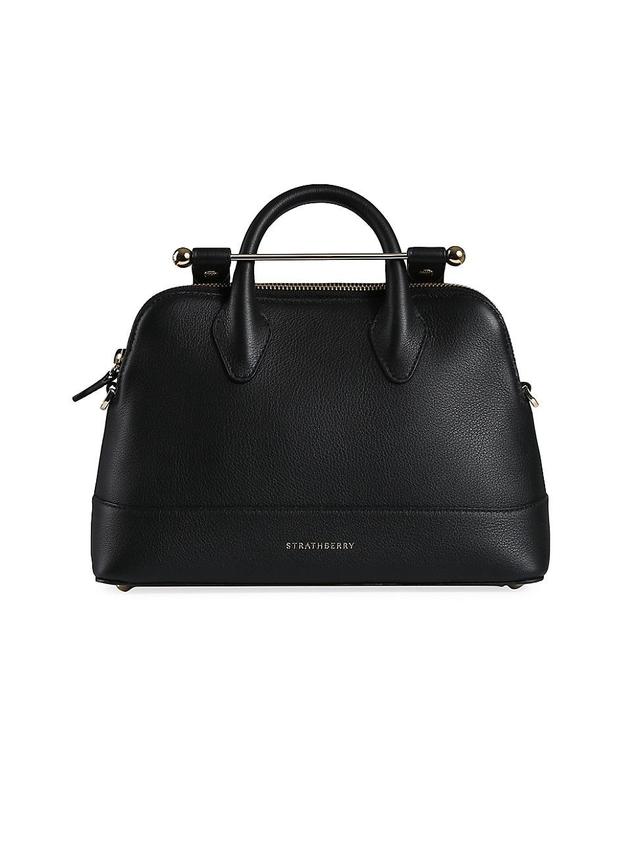 Womens Mini Leather Dome Bag Product Image