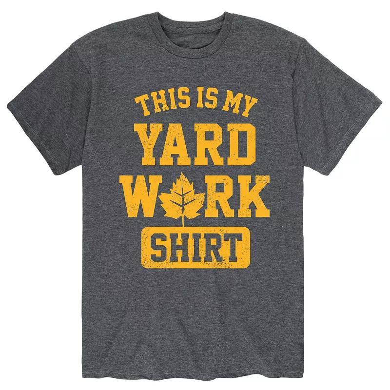 Mens This My Yard Work Shirt Tee Product Image