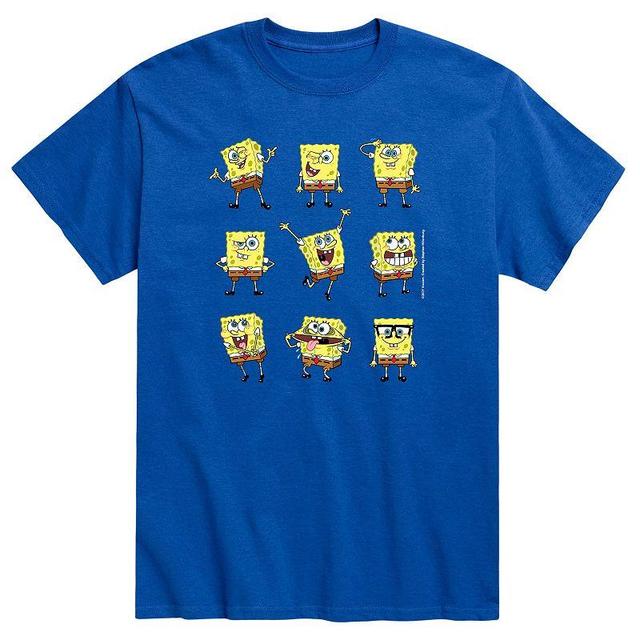 Mens SpongeBob Many Faces Tee Product Image