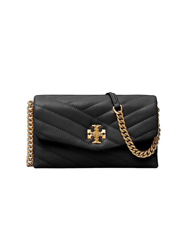 Tory Burch Kira Chevron Quilted Leather Wallet on a Chain Product Image